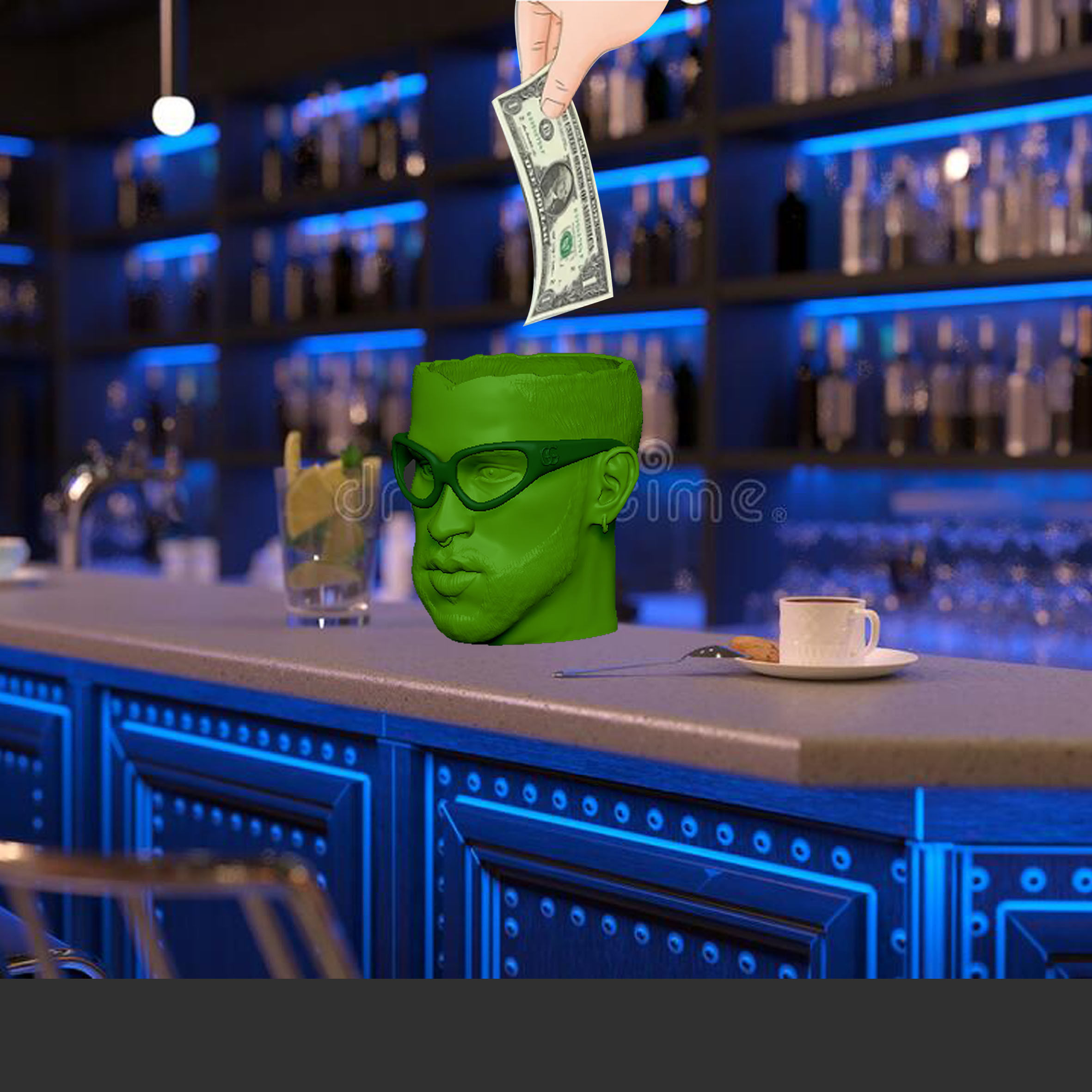 Bad Bunny 3D model_3