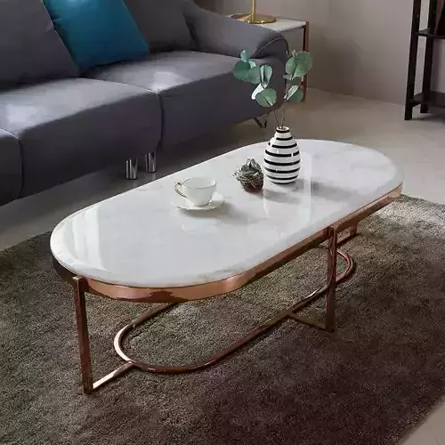 Rose Gold Sofa Living Room Table