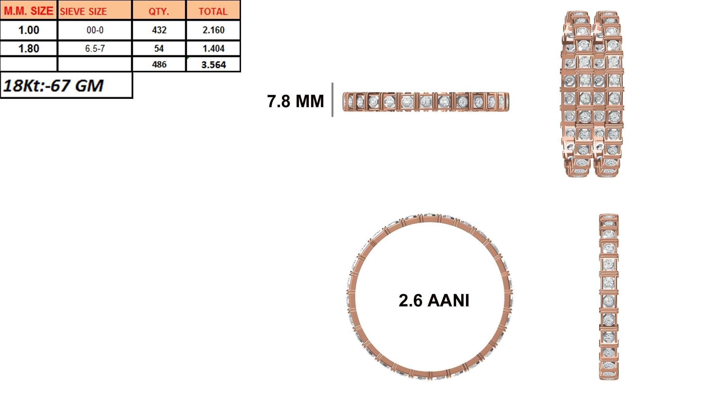 Bangle Bracelet STL JCD Details 3D print model_1