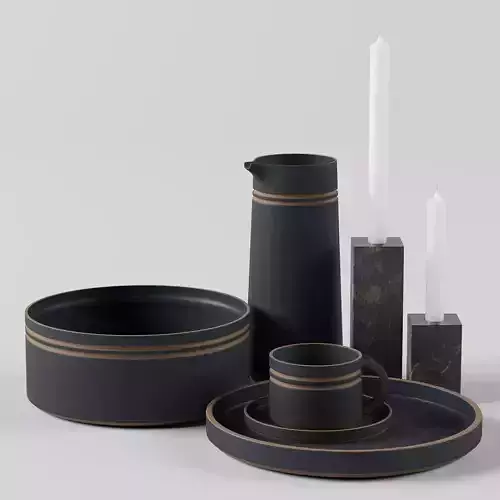Decor Set CB2 3D model