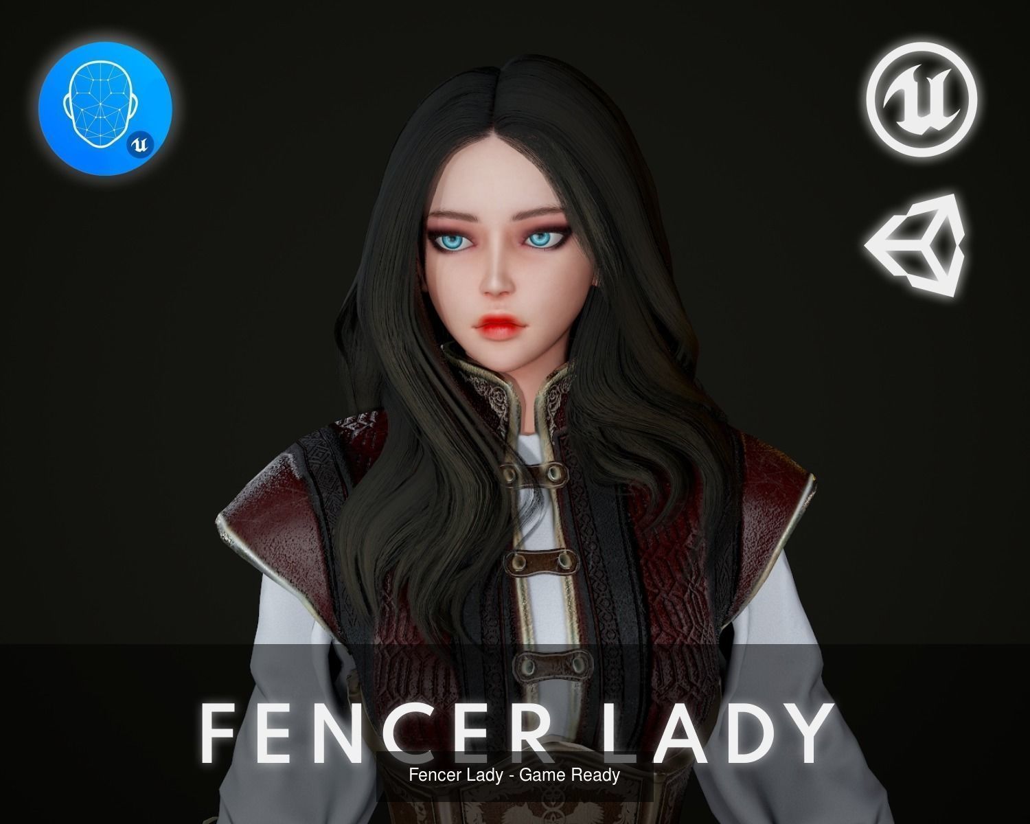 30 Medieval Character 3D Model Collection_47