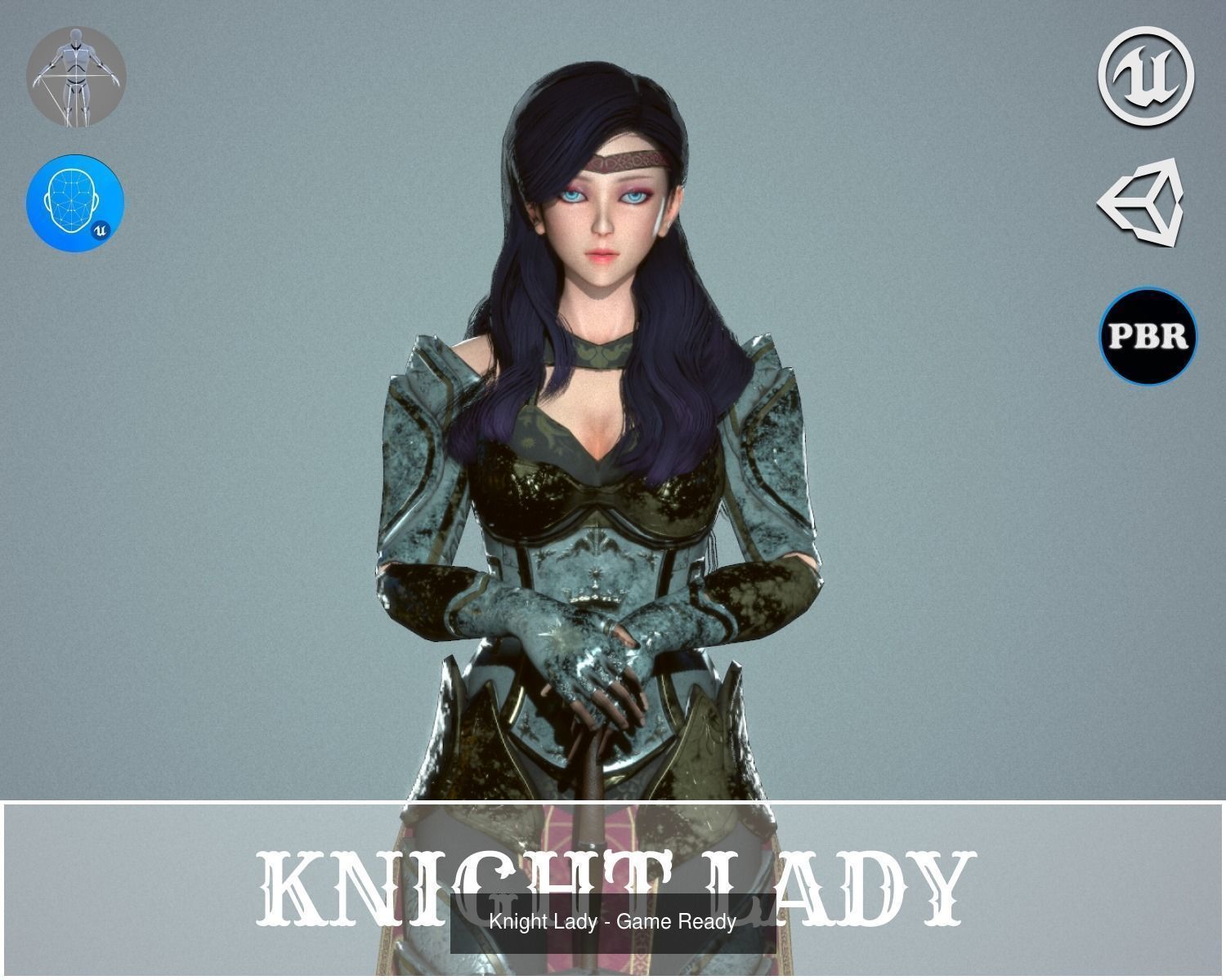 30 Medieval Character 3D Model Collection_39