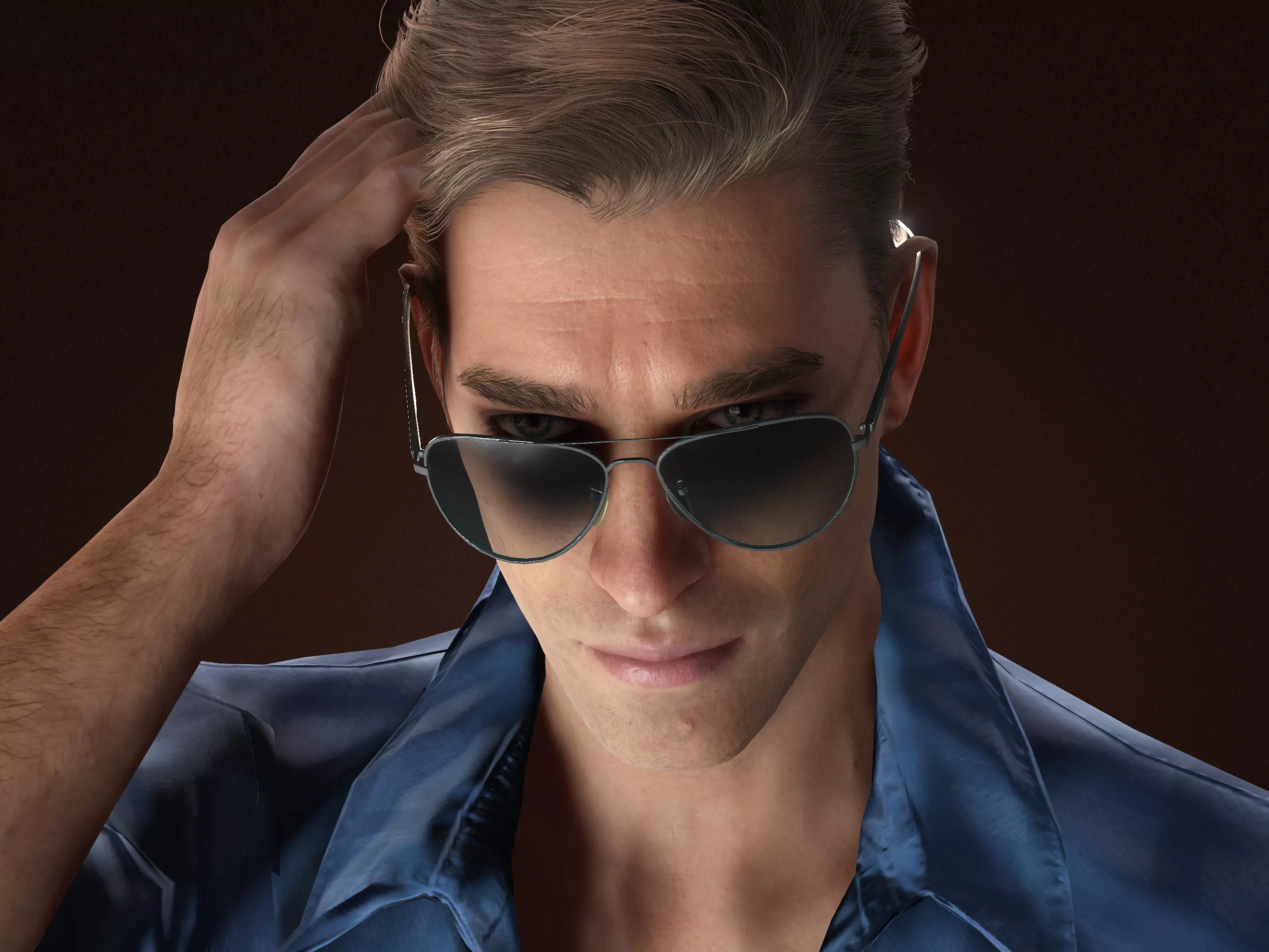 Simon-Male Character Low-poly 3D model_0