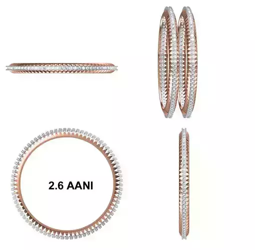 Bangle Bracelet STL JCD Details