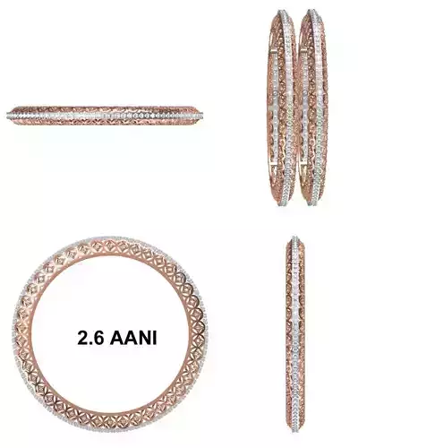 Bangle Bracelet STL JCD Details