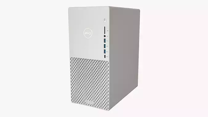 Dell XPS 8940 Desktop White 3D model