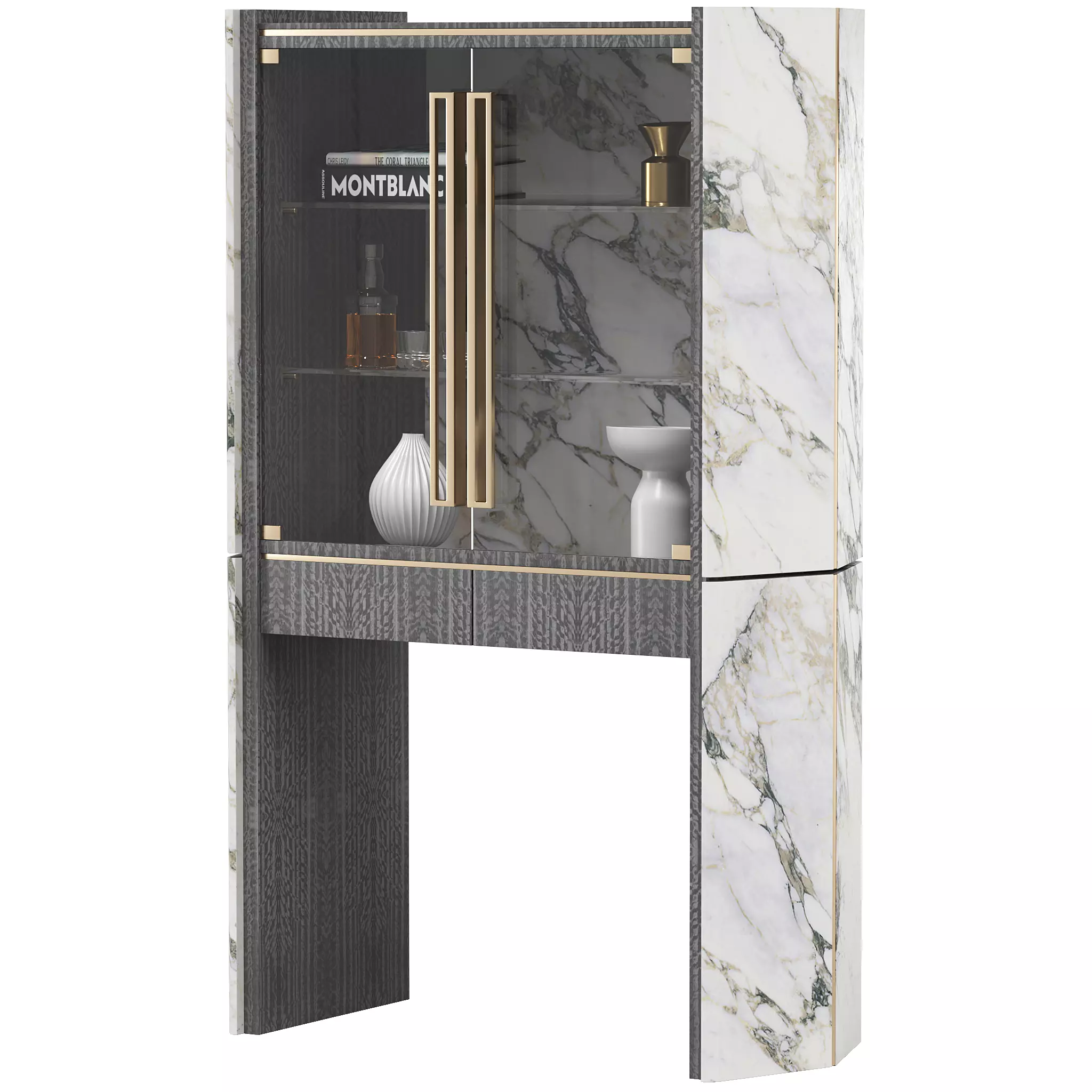 Algerone Bar Cabinet by Luxxu 3D model