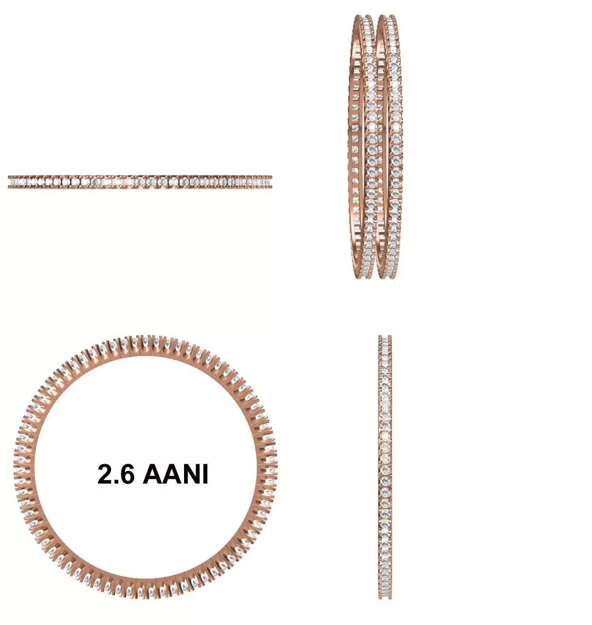 Bangle Bracelet STL JCD Details 3D print model_0