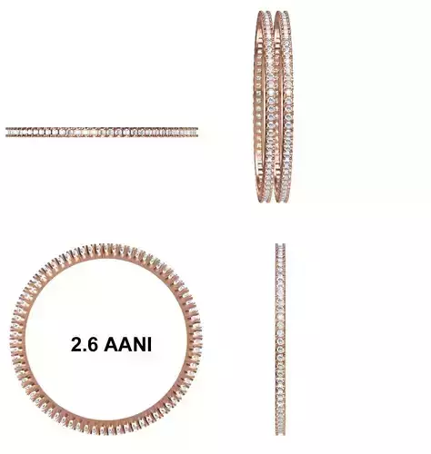 Bangle Bracelet STL JCD Details