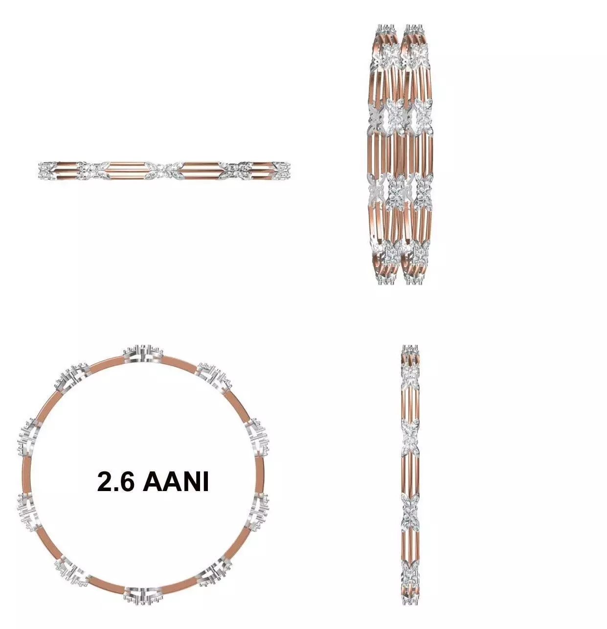 Bangle Bracelet STL JCD Details 3D print model_0