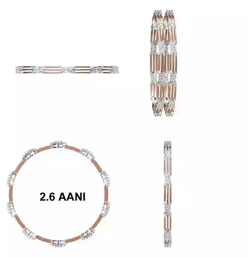 Bangle Bracelet STL JCD Details