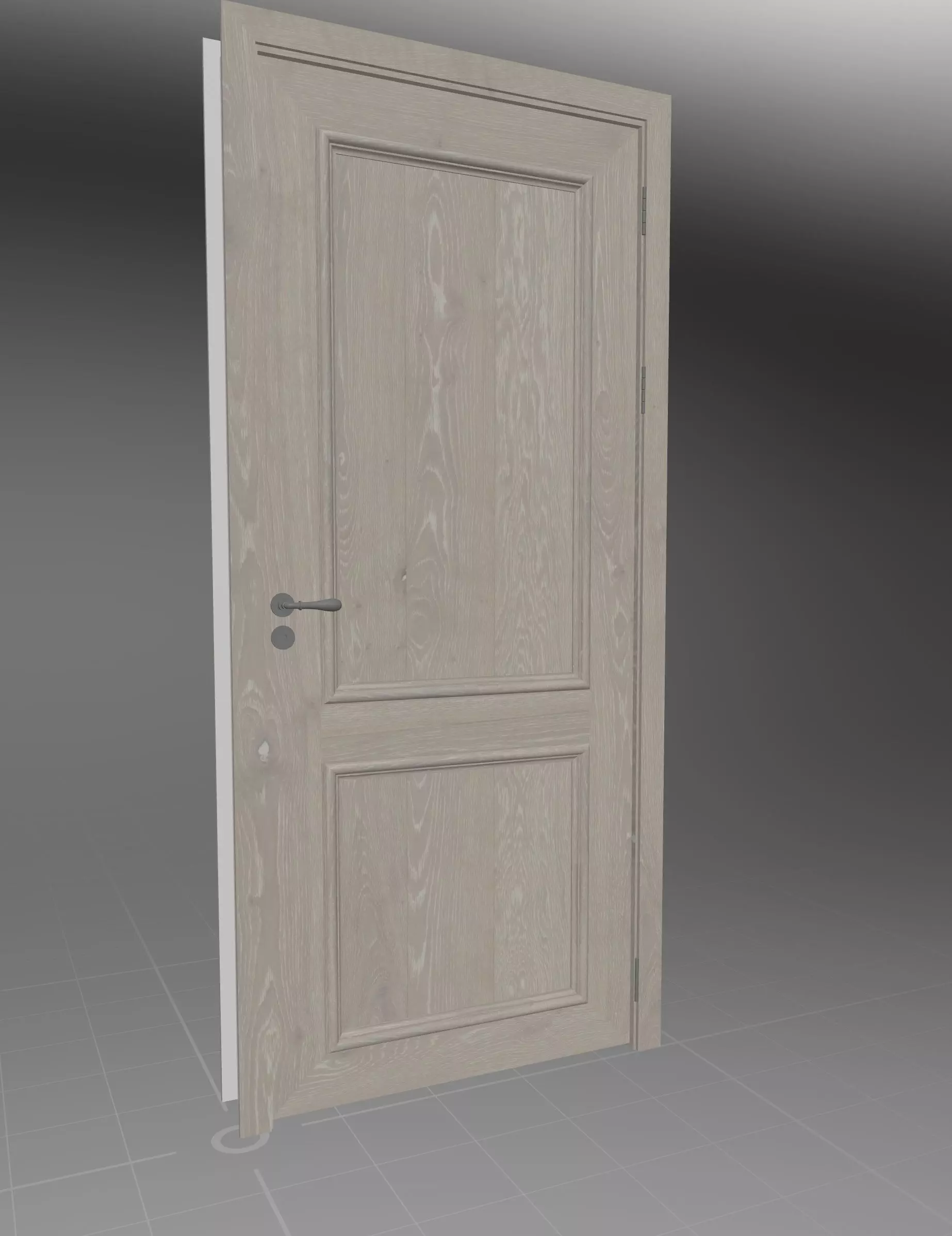 Premium Door 3D model_0