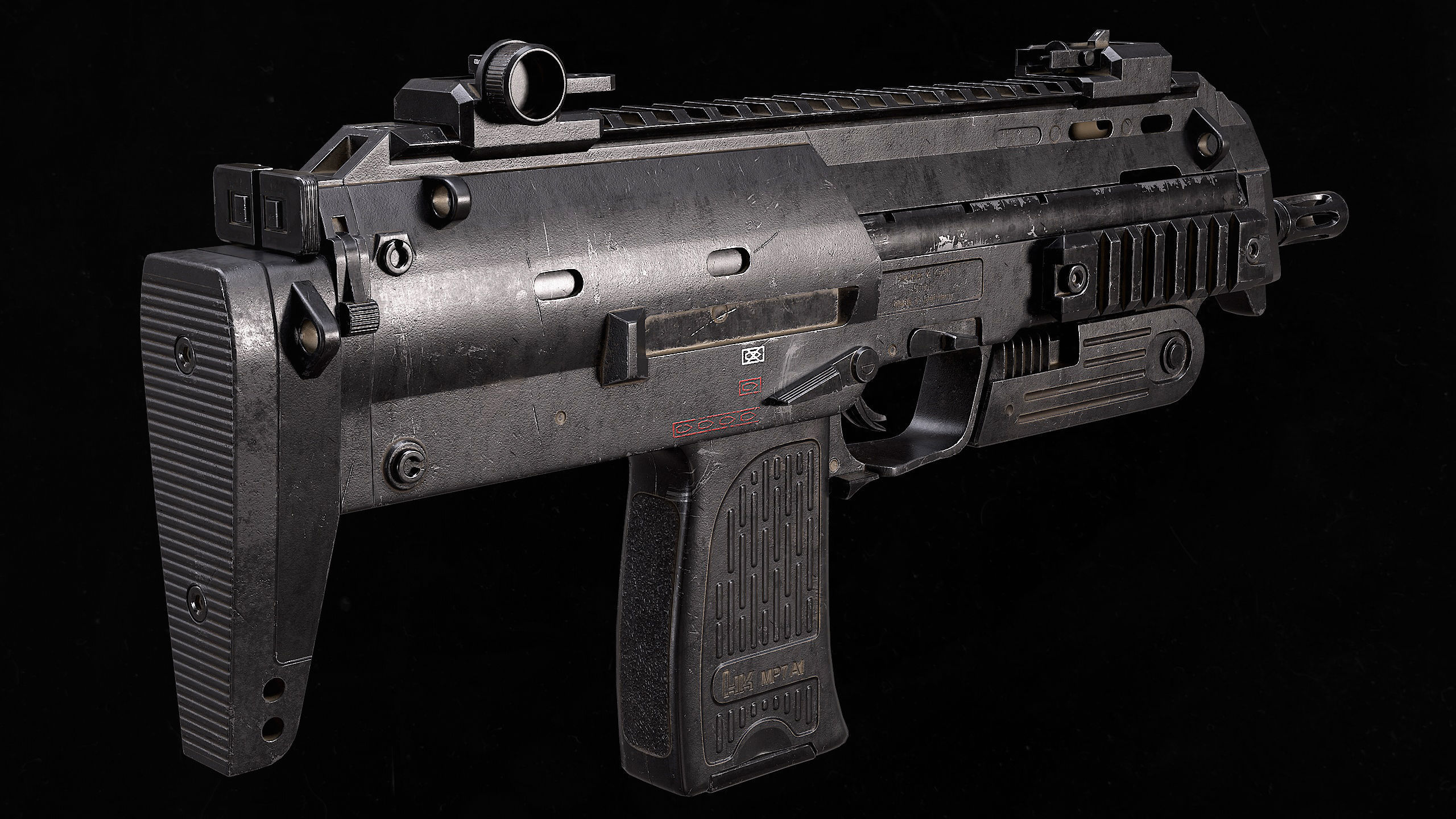 3D model Heckler Koch MP7 A1 VR / AR / low-poly | CGTrader
