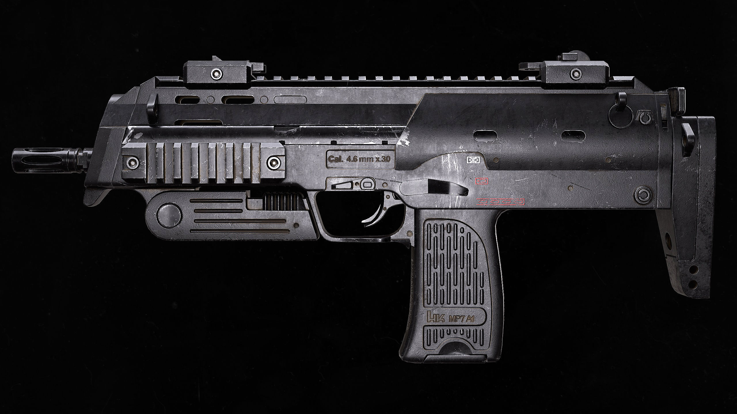 3D model Heckler Koch MP7 A1 VR / AR / low-poly | CGTrader