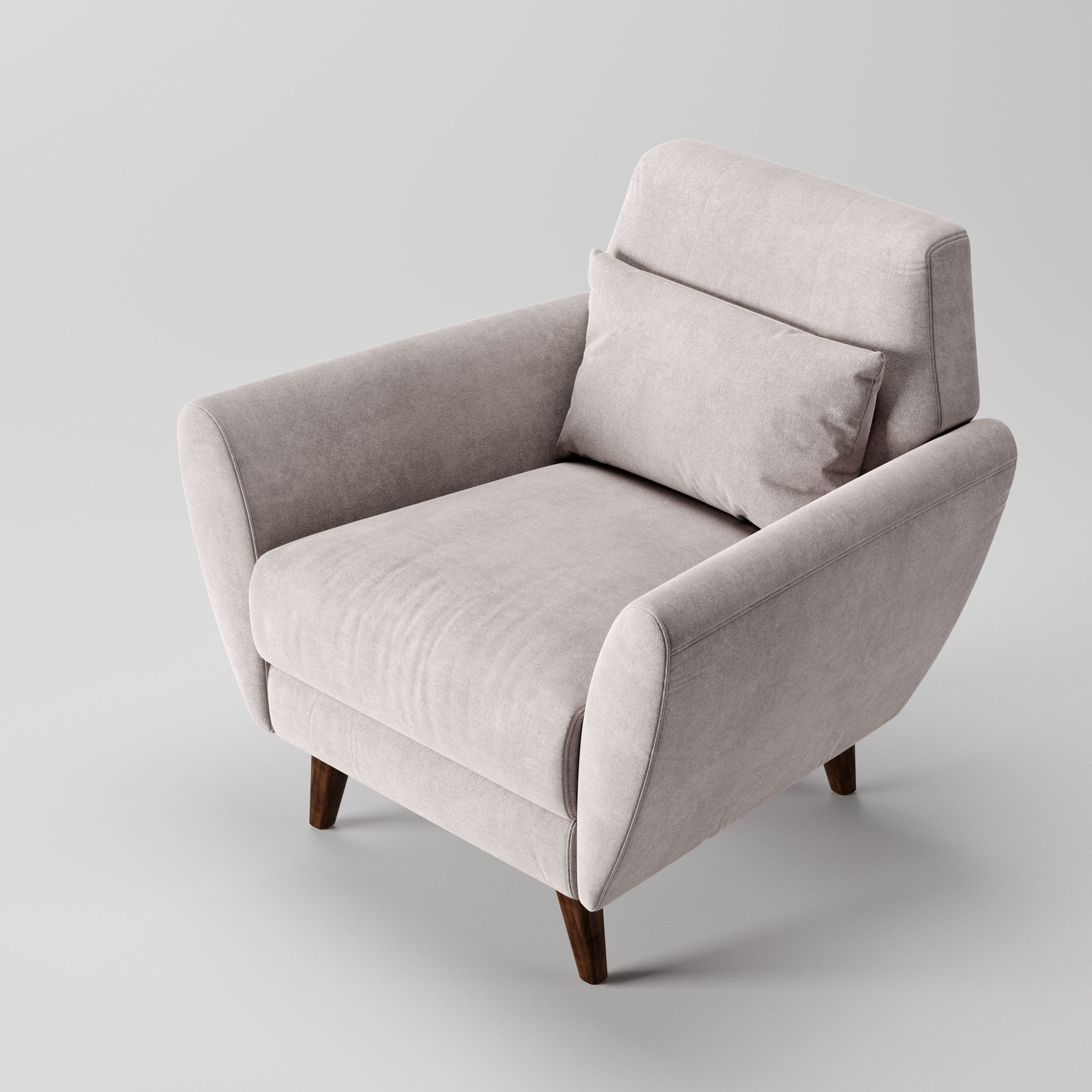 Artesia Armchair 3D model_5