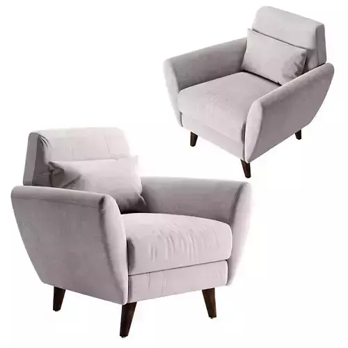 Artesia Armchair 3D model