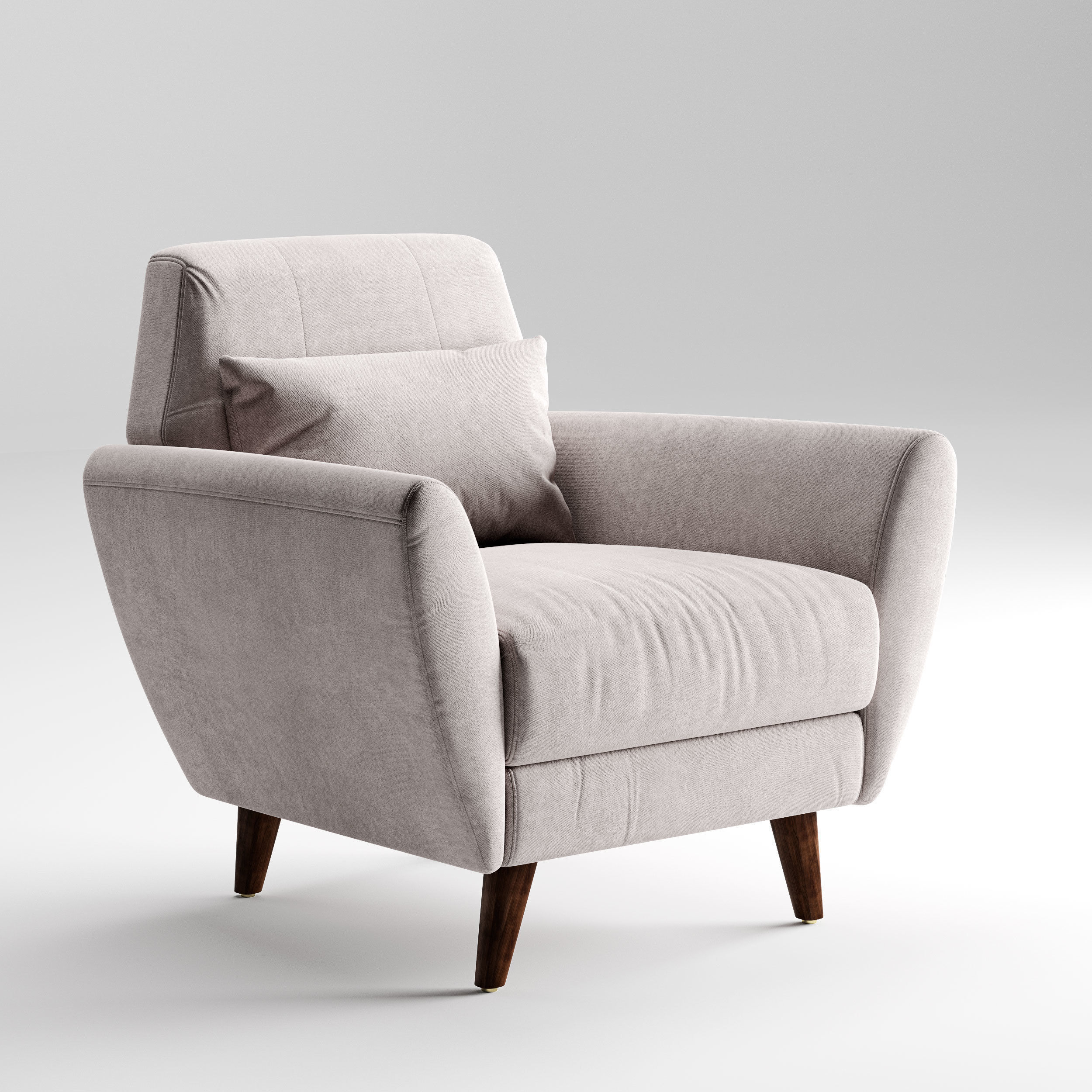 Artesia Armchair 3D model_2