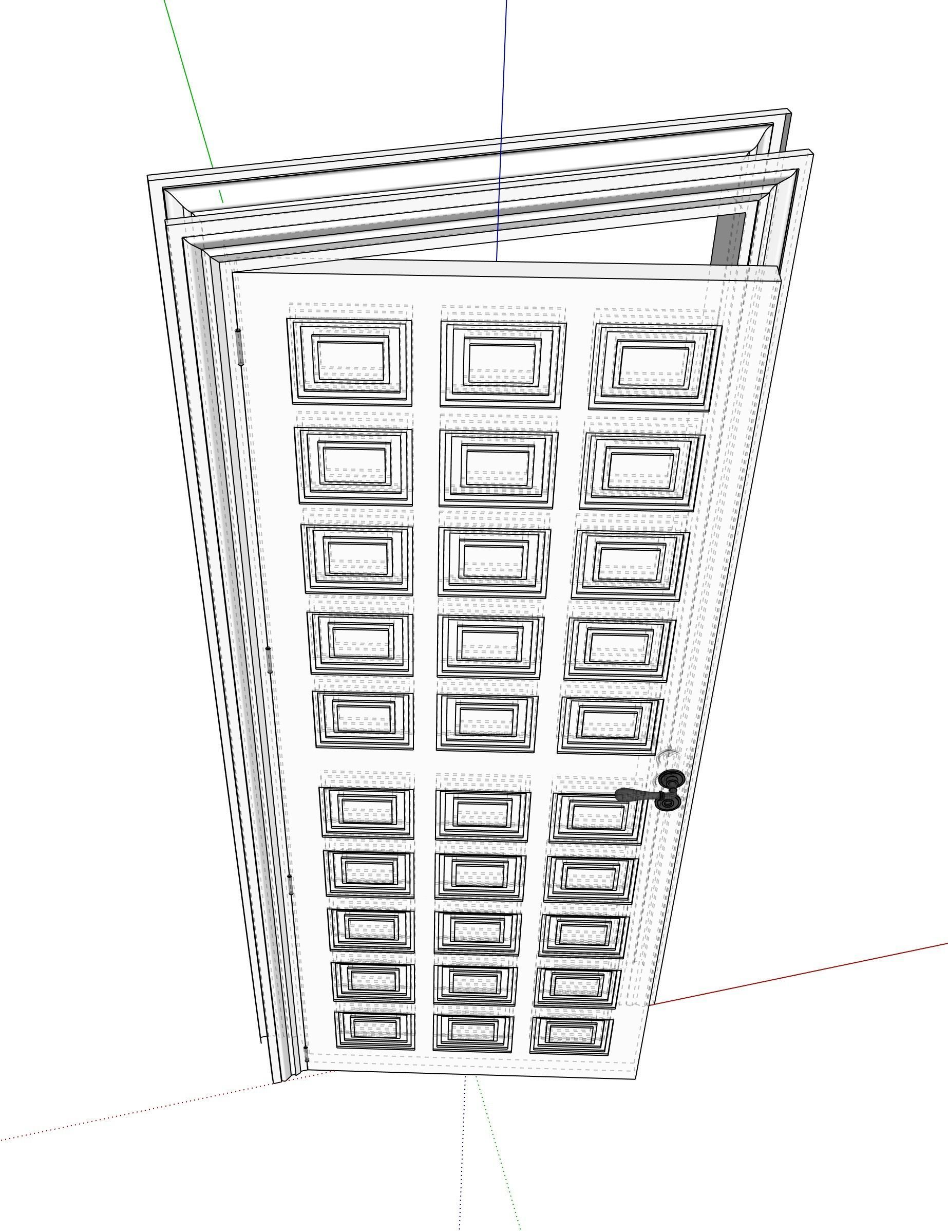ANDALUZ DOOR 3D model_2