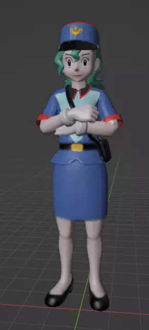officer jenny 3D print model_0