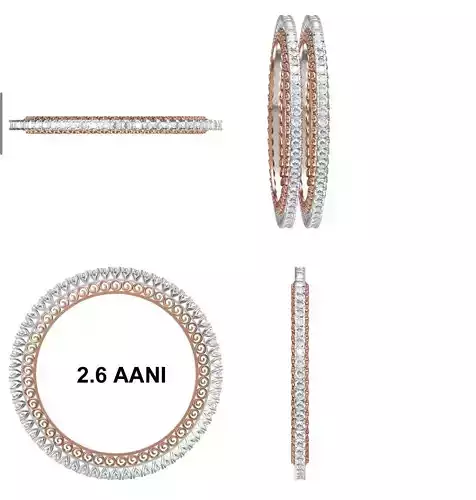 Bangle Bracelet STL JCD Details