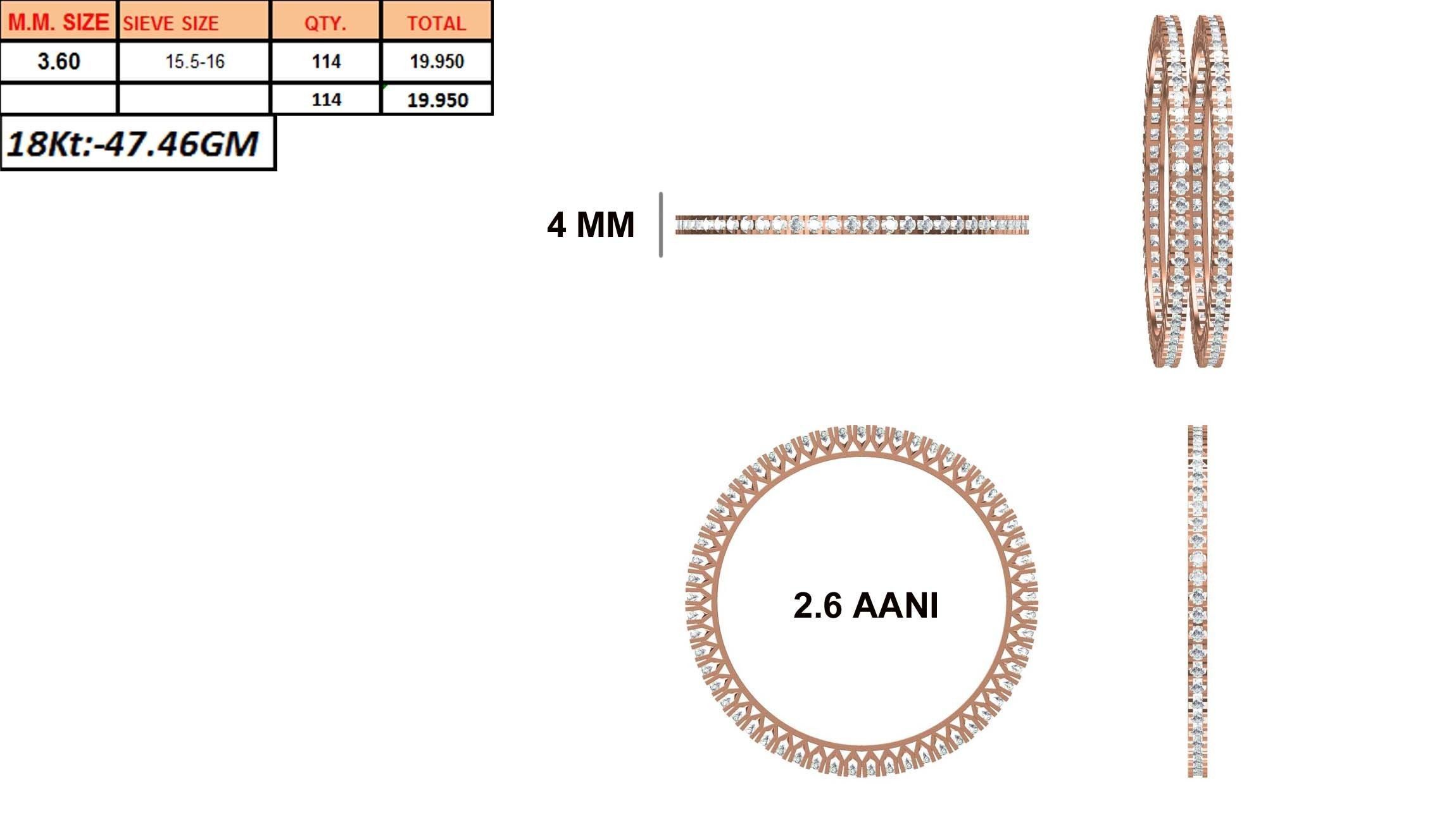 Bangle Bracelet STL JCD Details 3D print model_1
