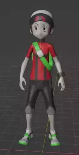 Brendan pokemon trainer 3D print model
