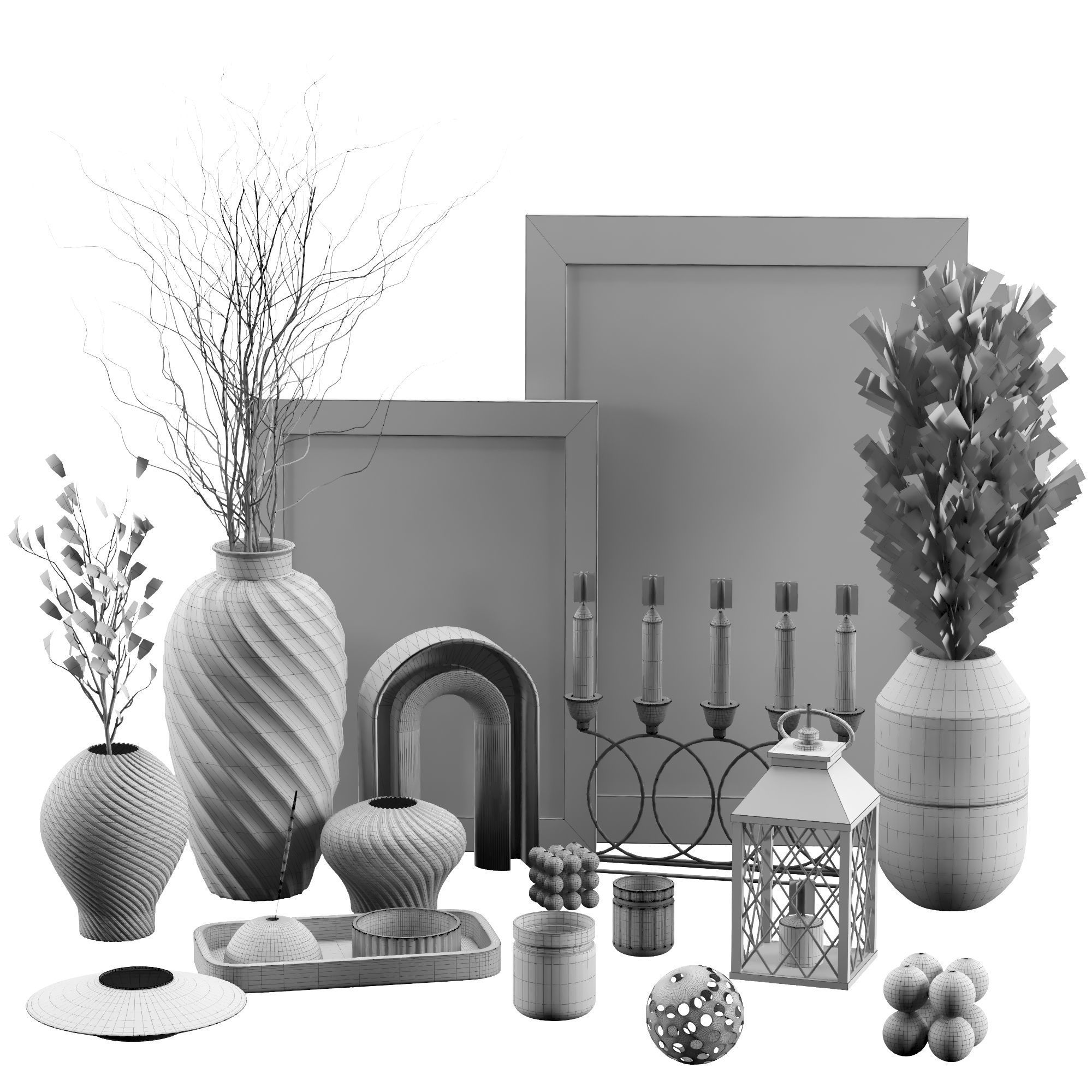 decorative 66 3D model_3