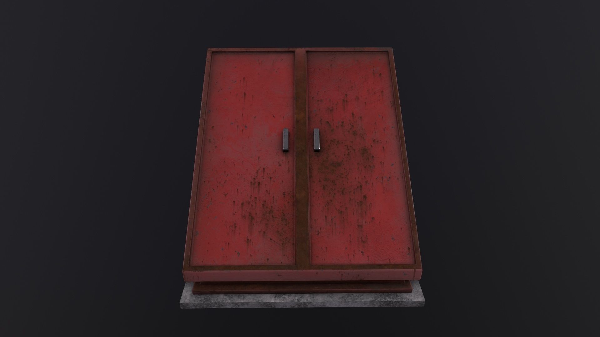 Cellar Door 3D Model Low-poly 3D model_2