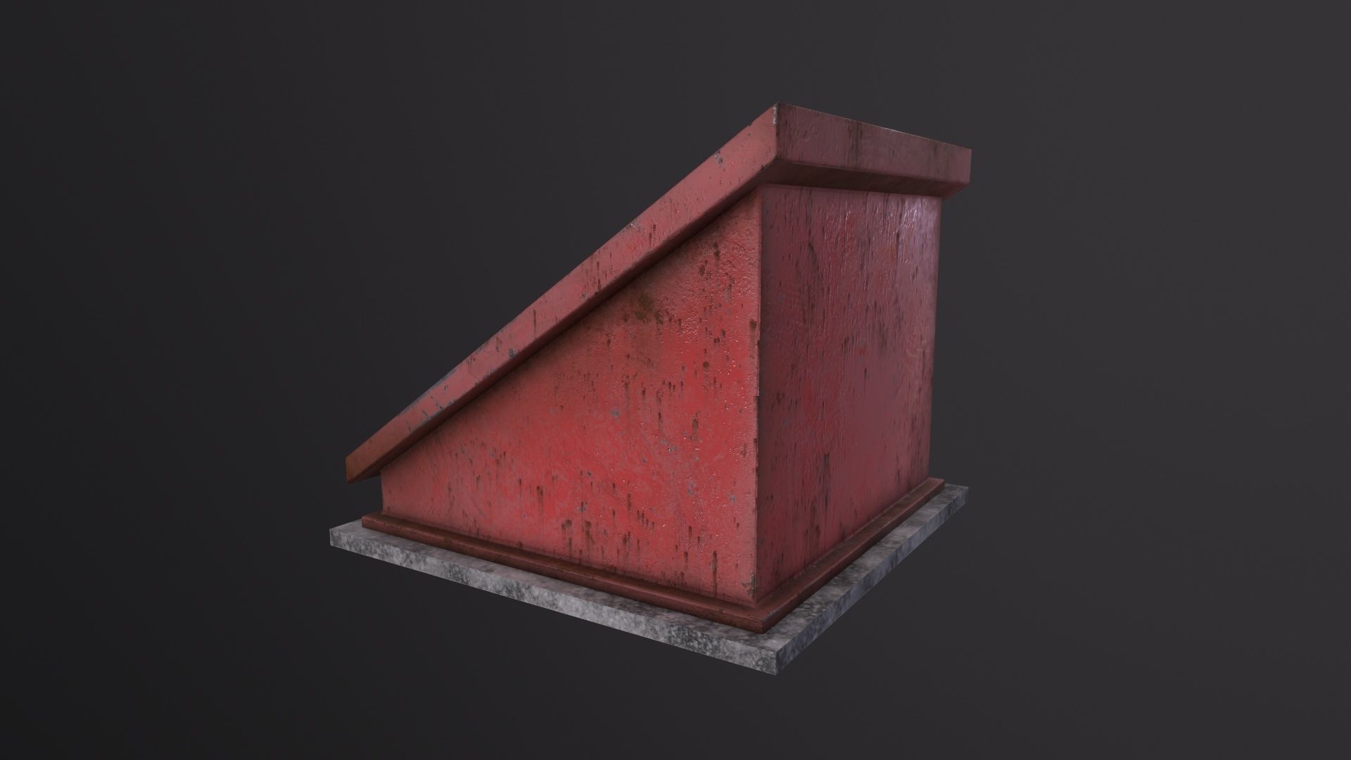 Cellar Door 3D Model Low-poly 3D model_4