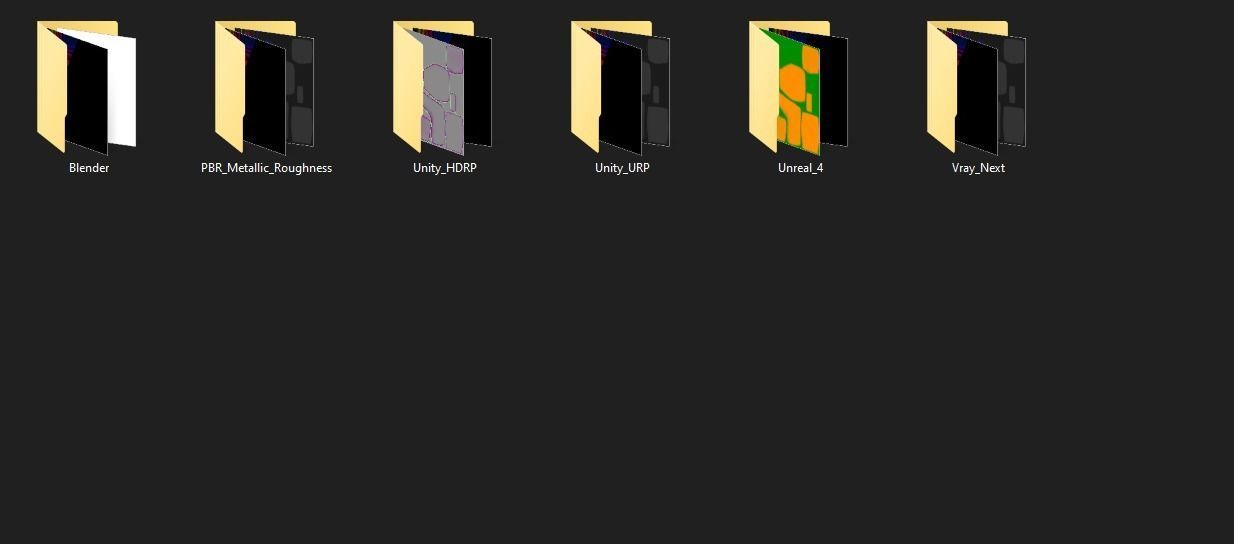 Bean bag chair ottoman pouf gaming gamer 3d model set 3 Low-poly 3D model_17