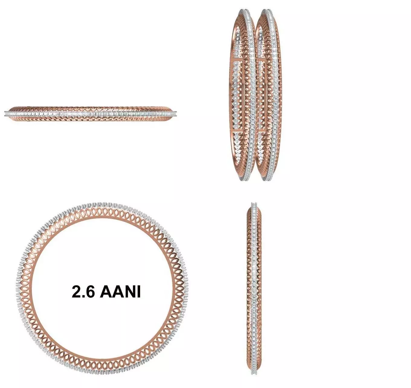 Bangle Bracelet STL JCD Details 3D print model_0