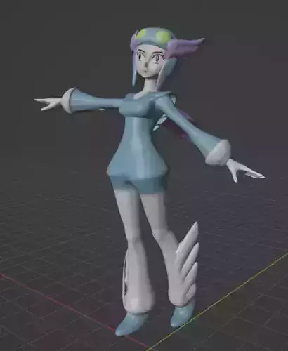 Winona gym leader 3D print model