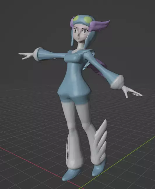 Winona gym leader 3D print model_0