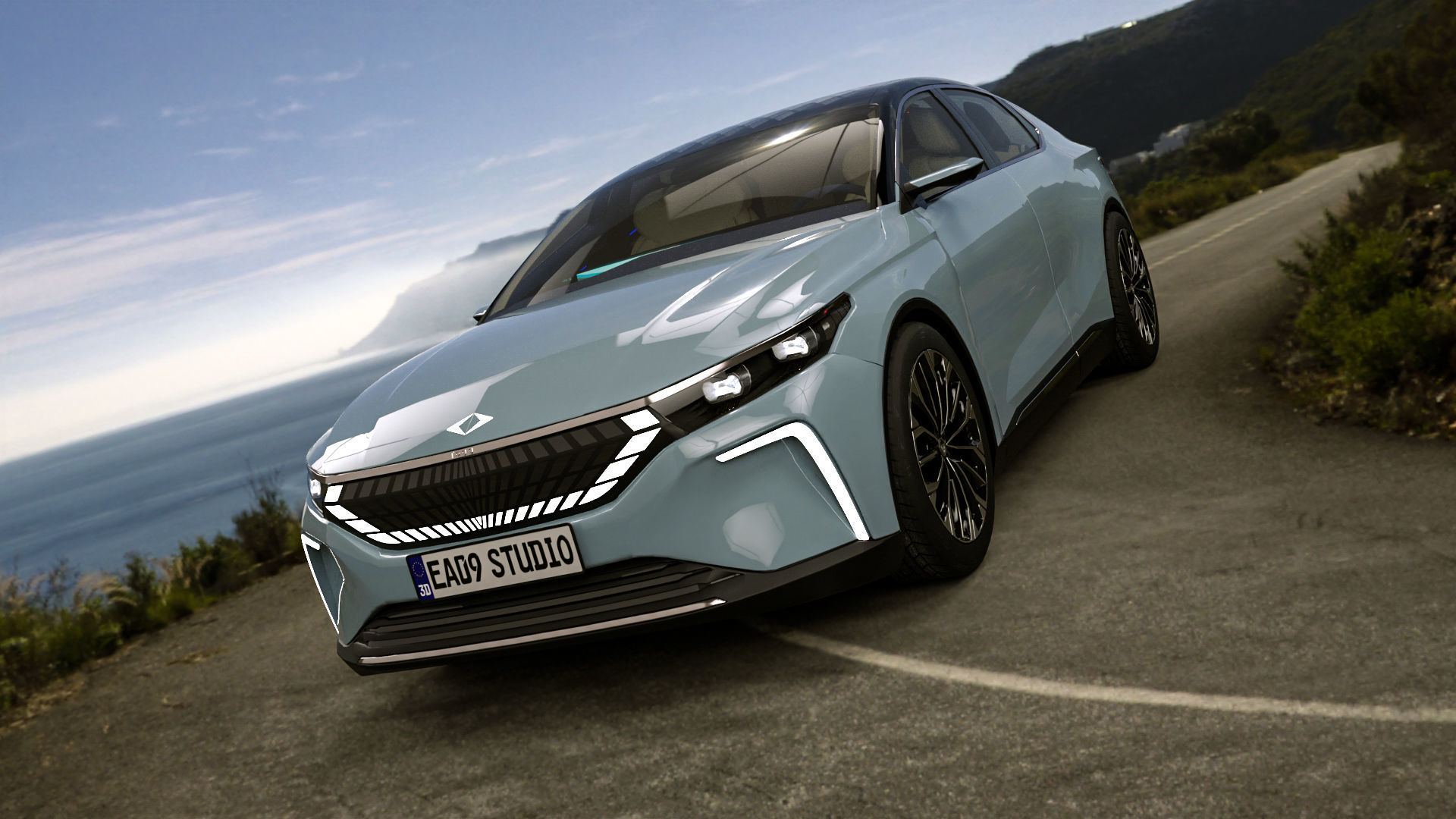 TOGG Concept Sedan 2024 3D model_3