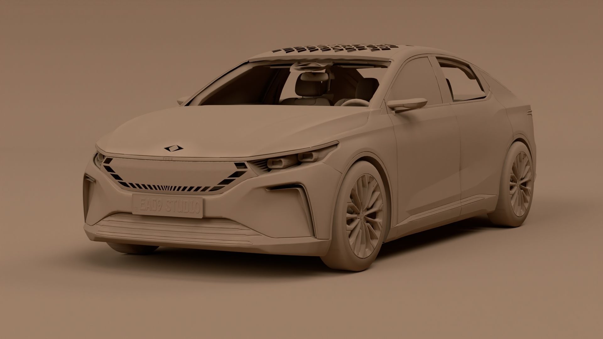 TOGG Concept Sedan 2024 3D model_9