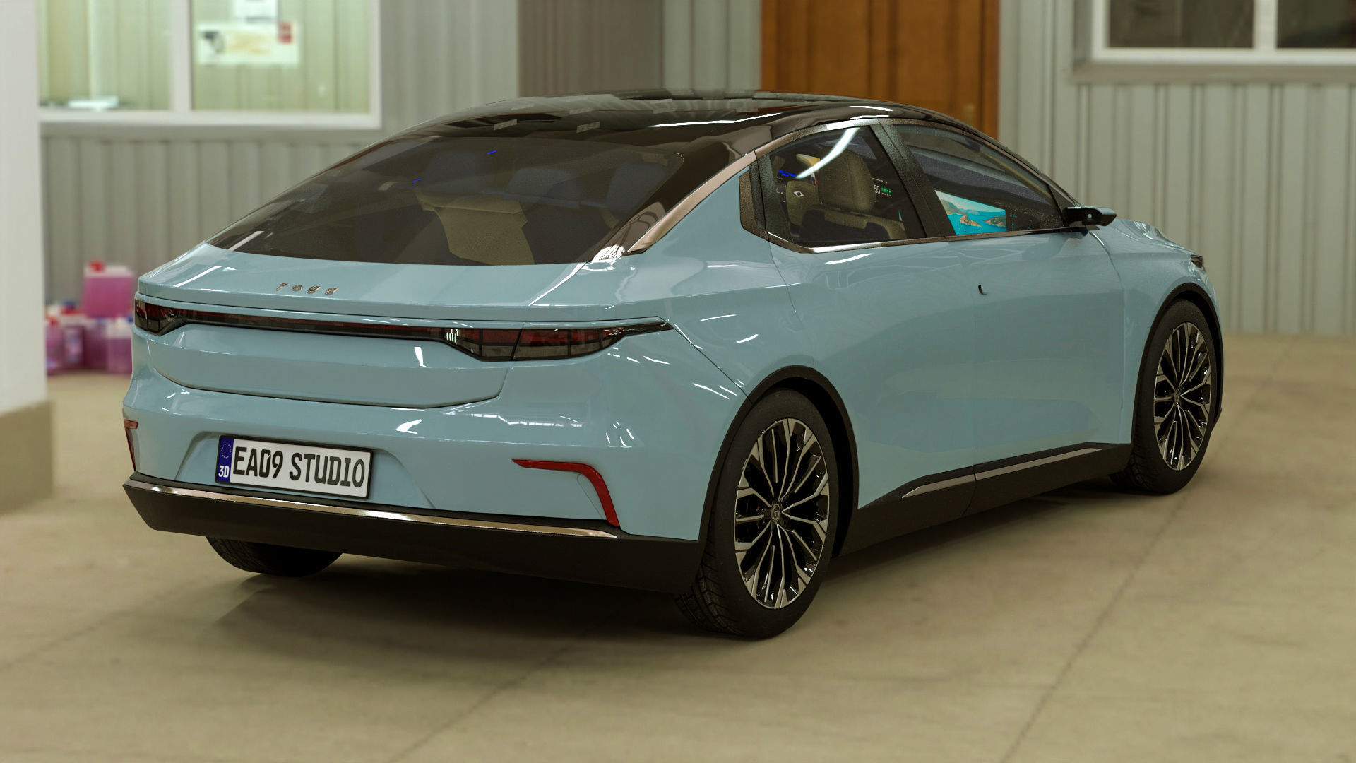 TOGG Concept Sedan 2024 3D model_2