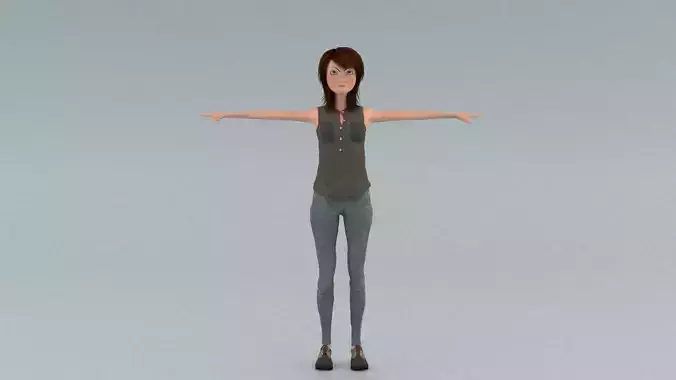 laos Toon Female Teen