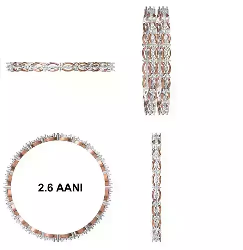 Bangle Bracelet STL JCD Details