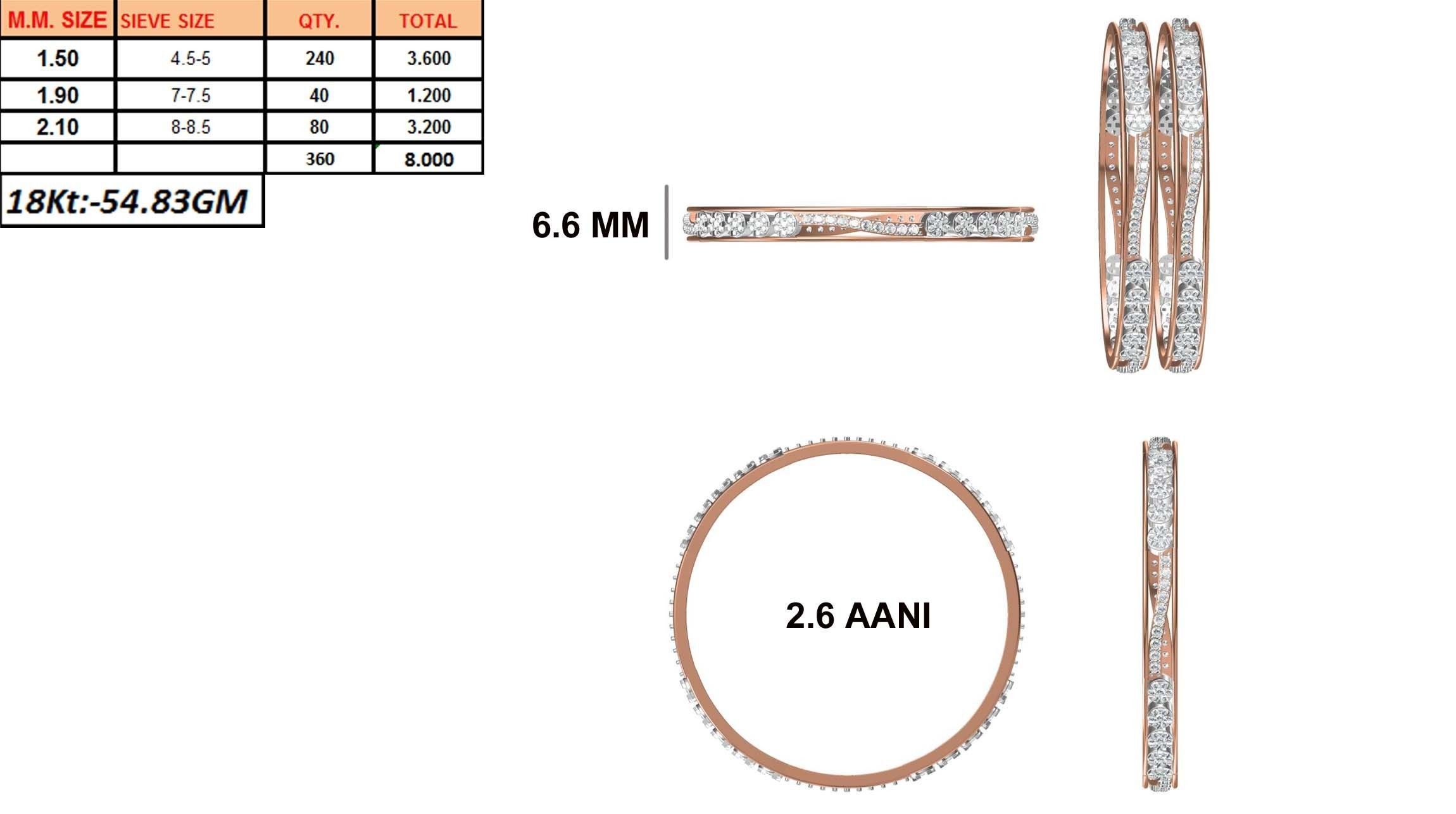 Bangle Bracelet STL JCD Details 3D print model_1