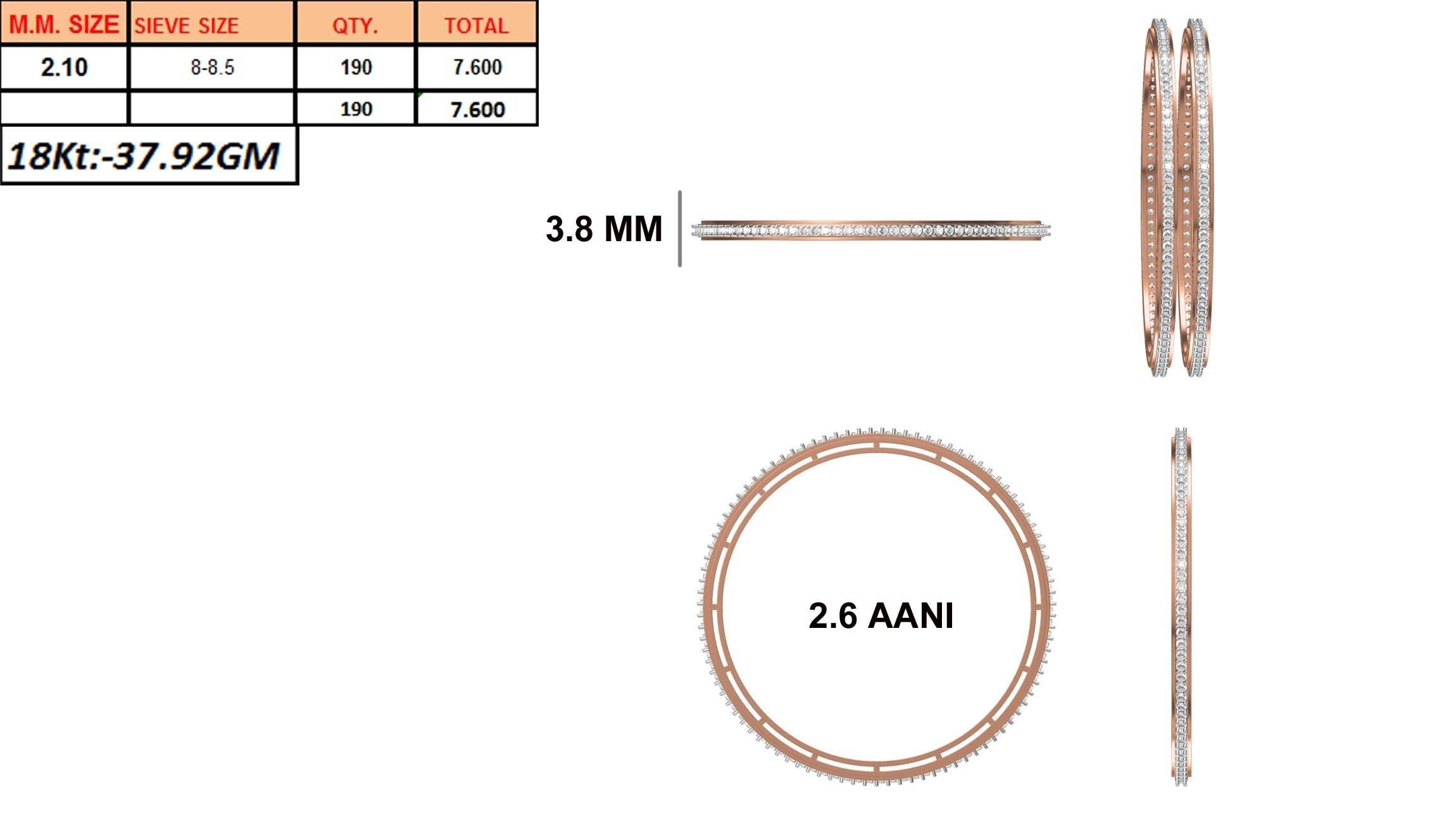 Bangle Bracelet STL JCD Details 3D print model_1