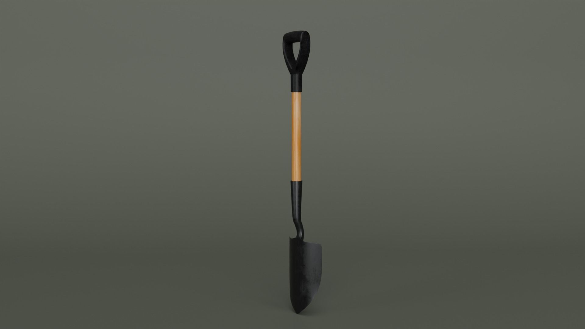 Shovel Tool 3D model_3