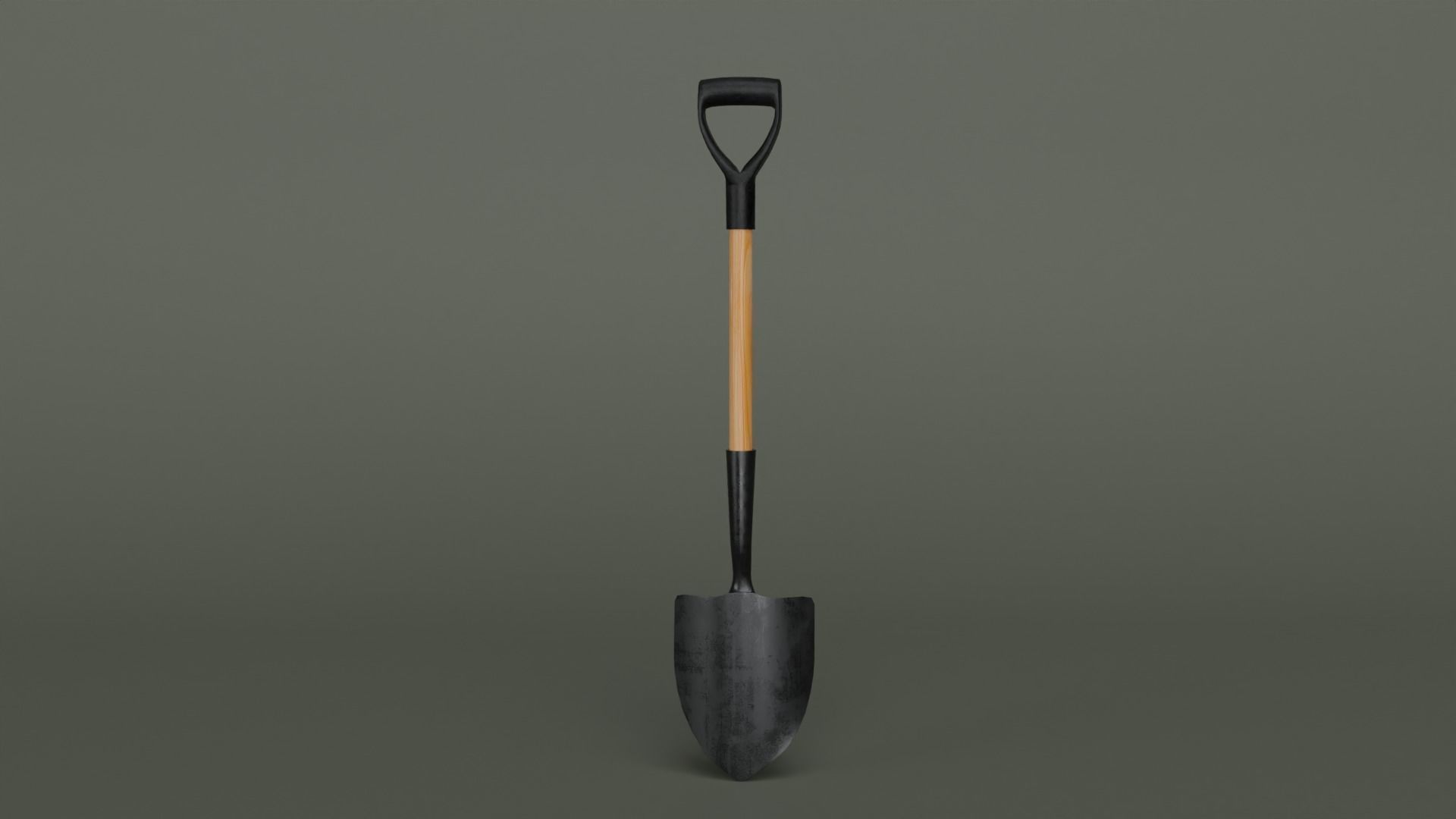 Shovel Tool 3D model_1