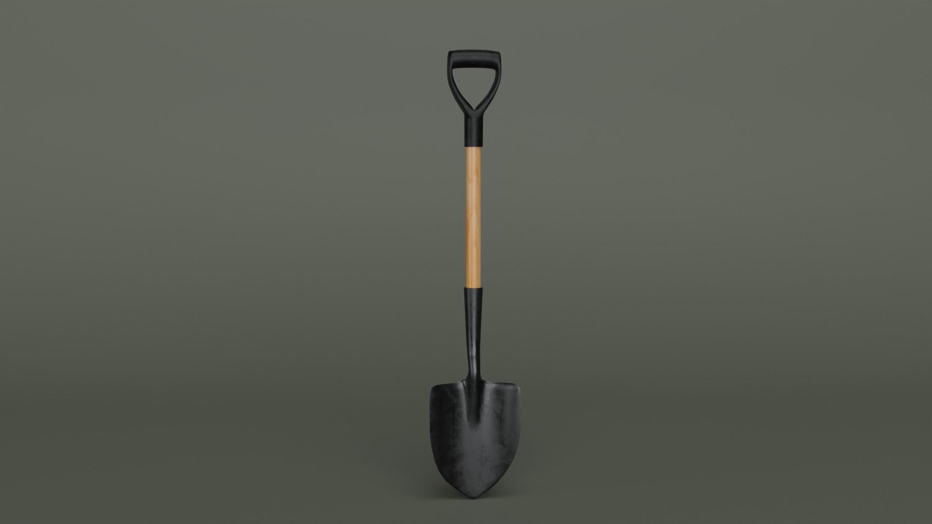 Shovel Tool 3D model_4