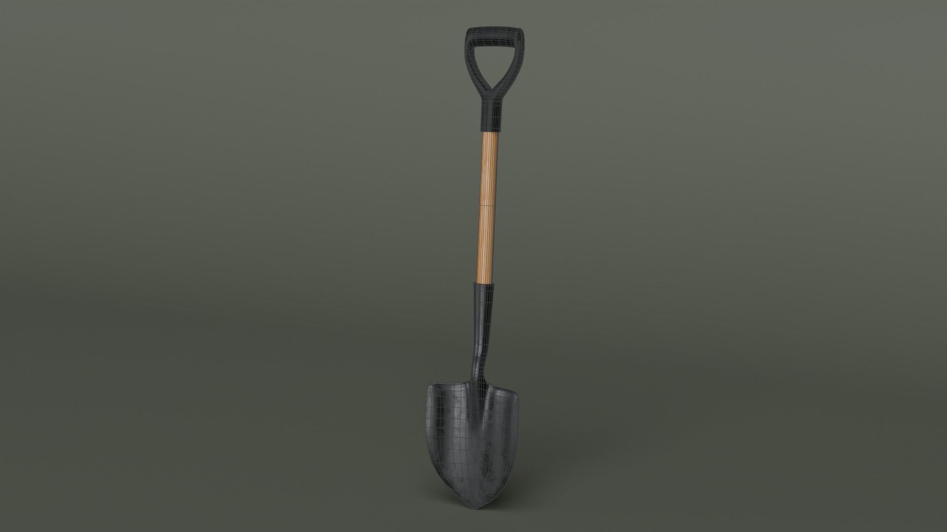 Shovel Tool 3D model_7