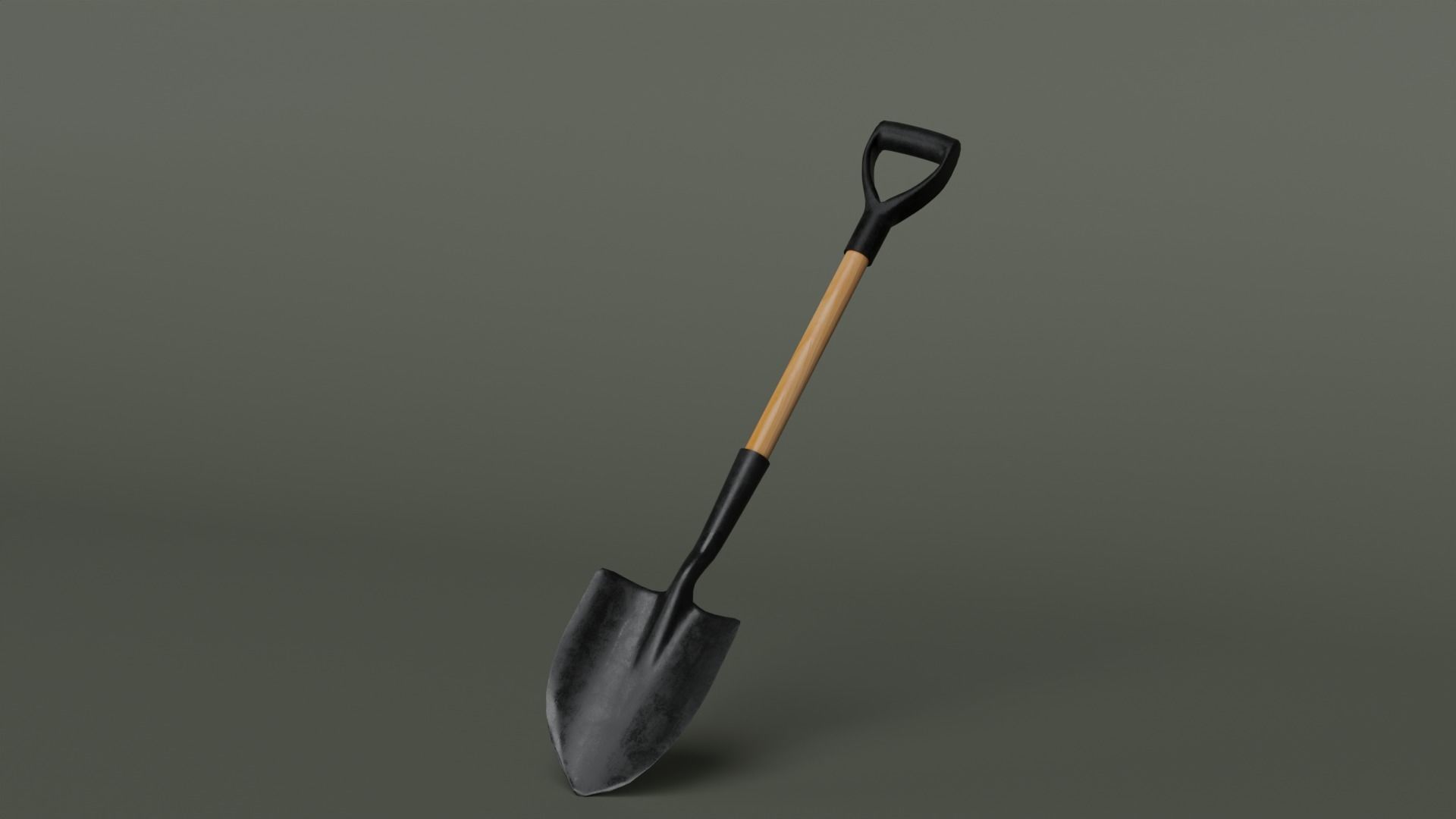 Shovel Tool 3D model_5