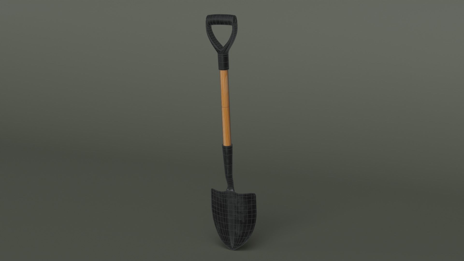 Shovel Tool 3D model_8