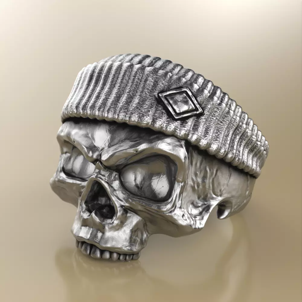 Skull-hat-2 3D print model