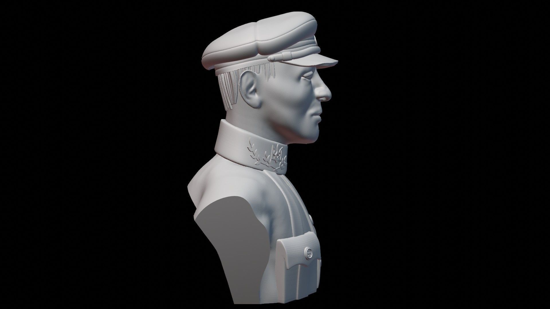 Otaman Symon Petliura Bust 3D print model_4