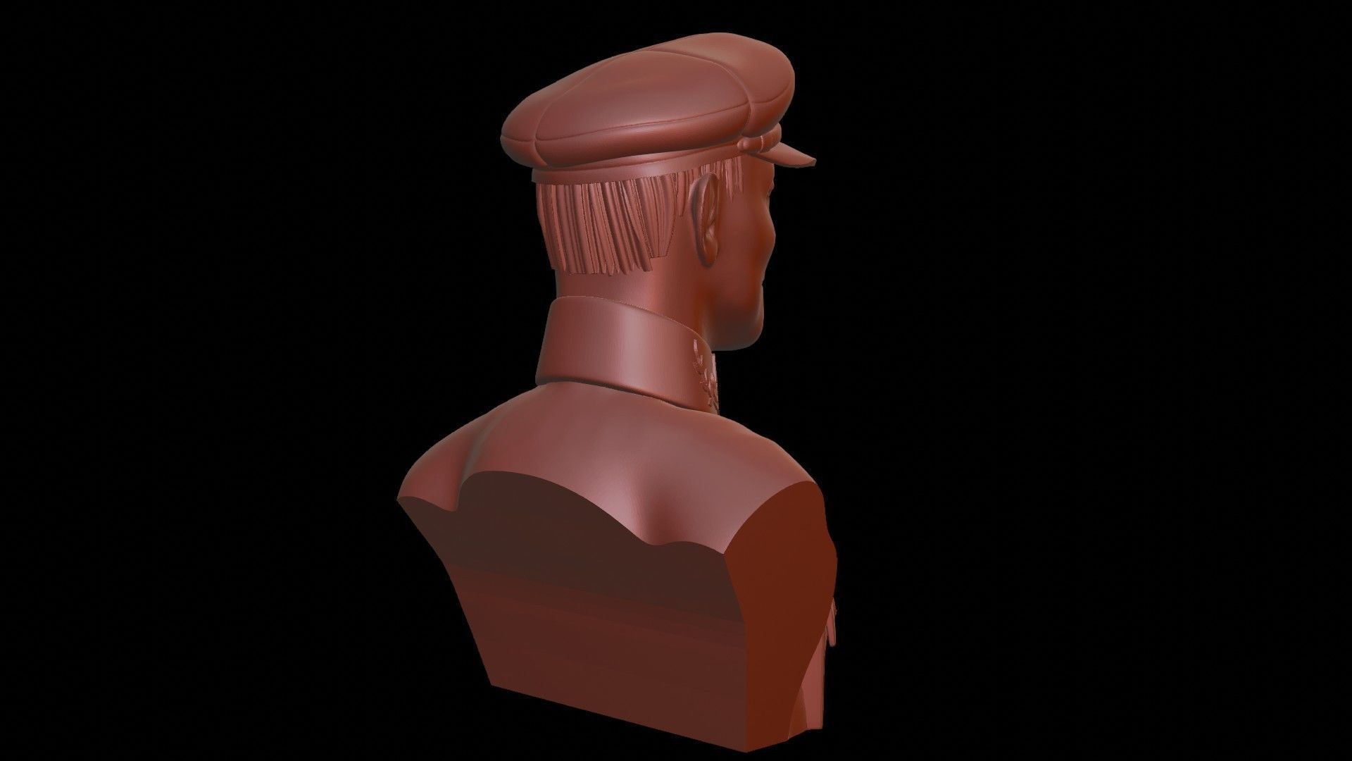 Otaman Symon Petliura Bust 3D print model_11