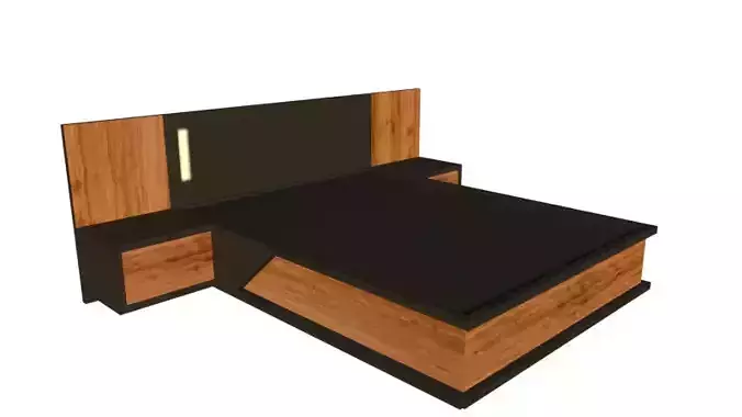 Modern Master Bed in wooden format